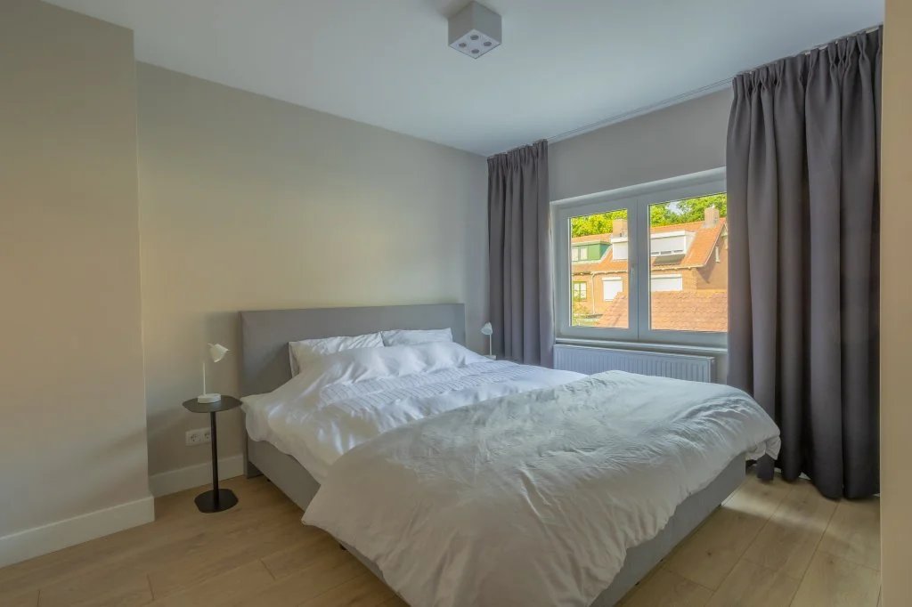 geblurde versie van de foto als achtergrond