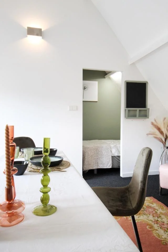 geblurde versie van de foto als achtergrond