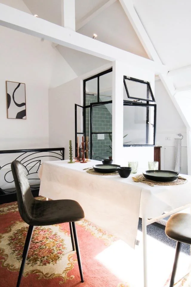 geblurde versie van de foto als achtergrond