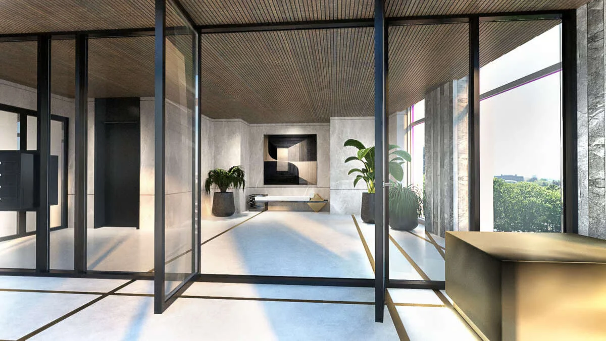 geblurde versie van de foto als achtergrond