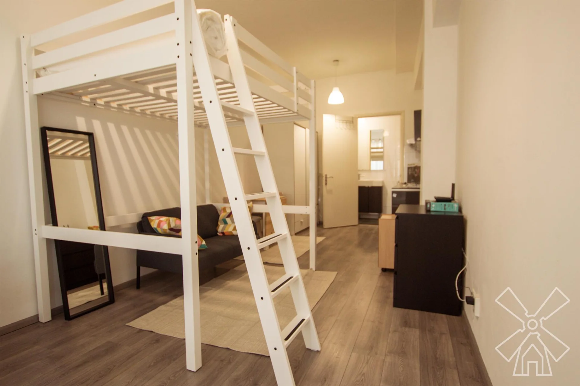 Foto van de Studio gelegen aan de Gouwestraat in Den Haag