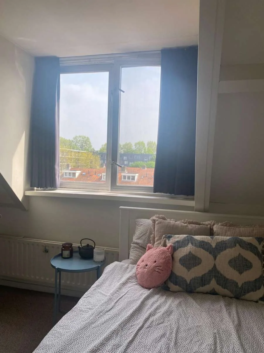 geblurde versie van de foto als achtergrond