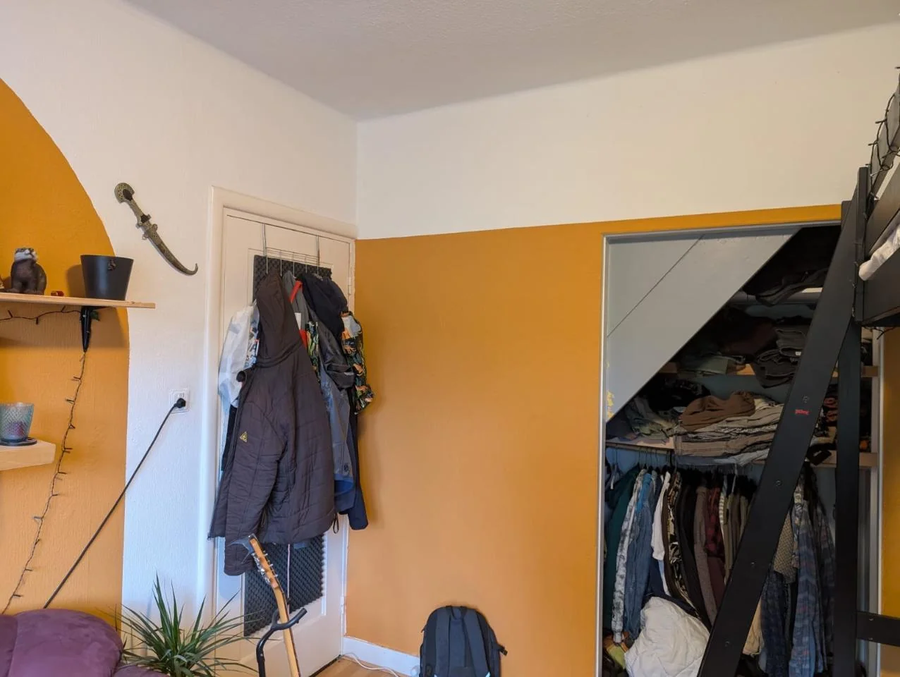 geblurde versie van de foto als achtergrond