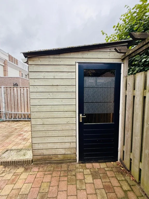 geblurde versie van de foto als achtergrond