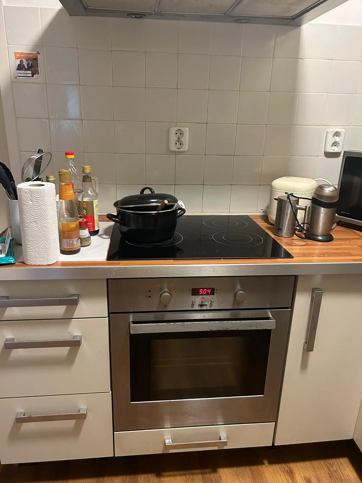 geblurde versie van de foto als achtergrond