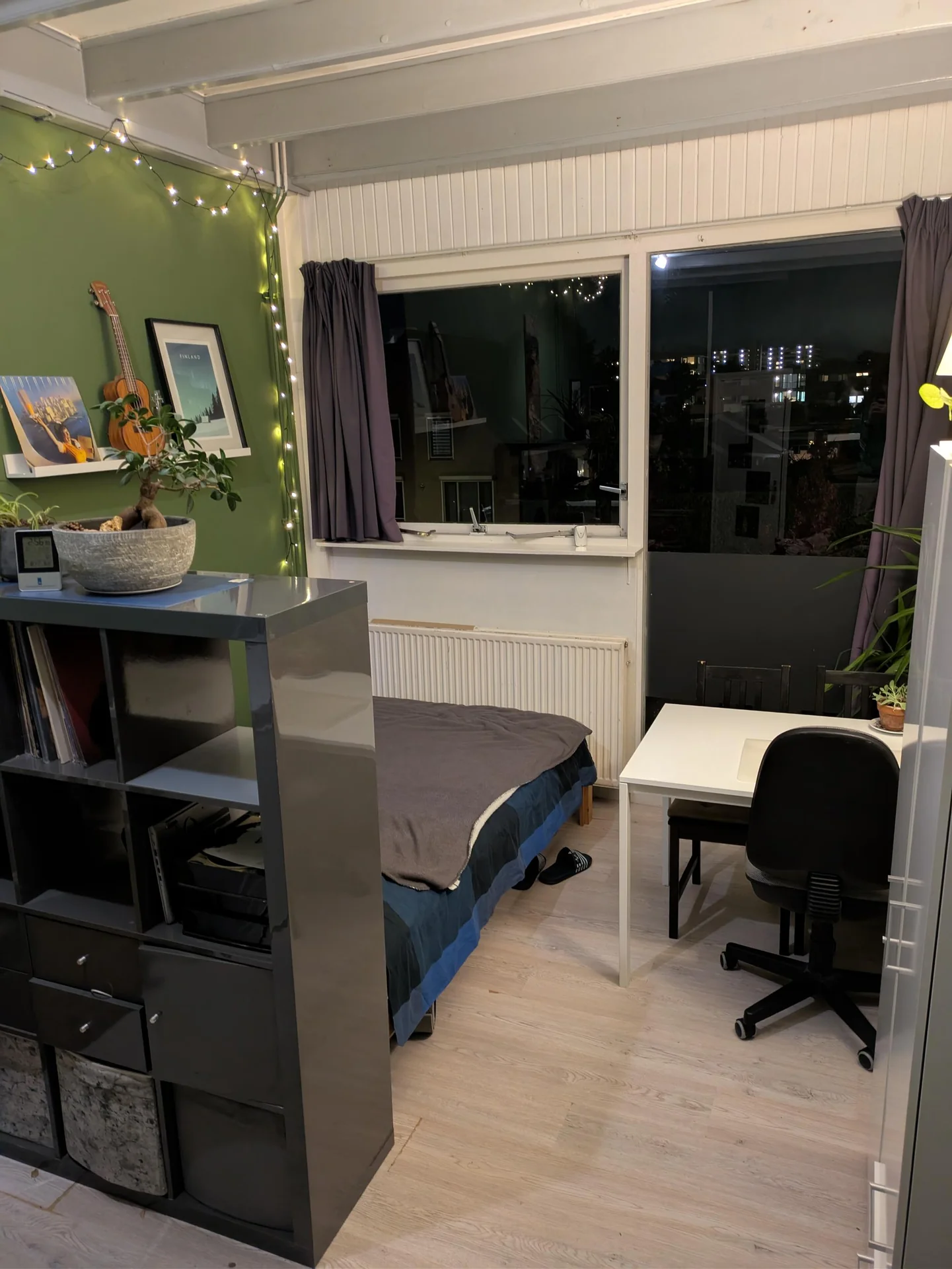 geblurde versie van de foto als achtergrond