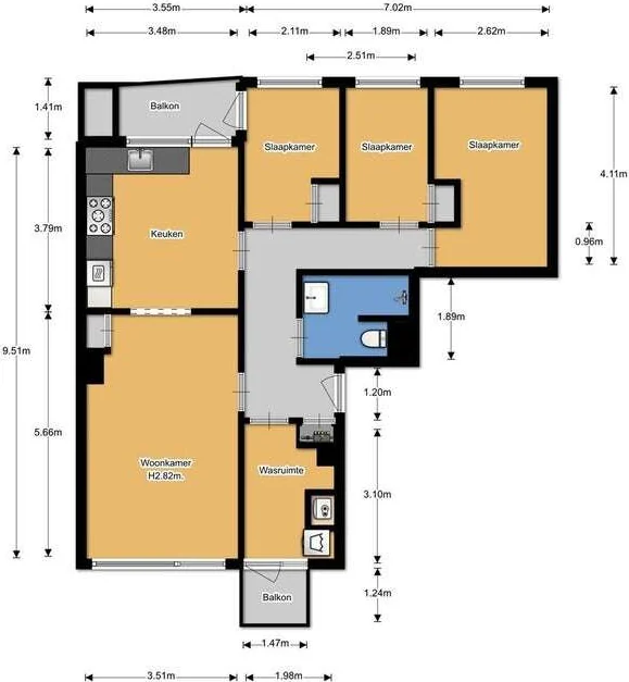 Foto van de Appartement gelegen aan de Woudenbergstraat in Den Haag
