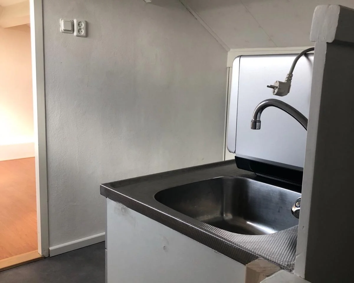 geblurde versie van de foto als achtergrond