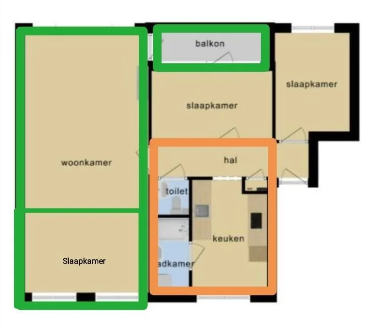 Foto van de Kamer gelegen aan de Kolonel Palmstraat in Naarden