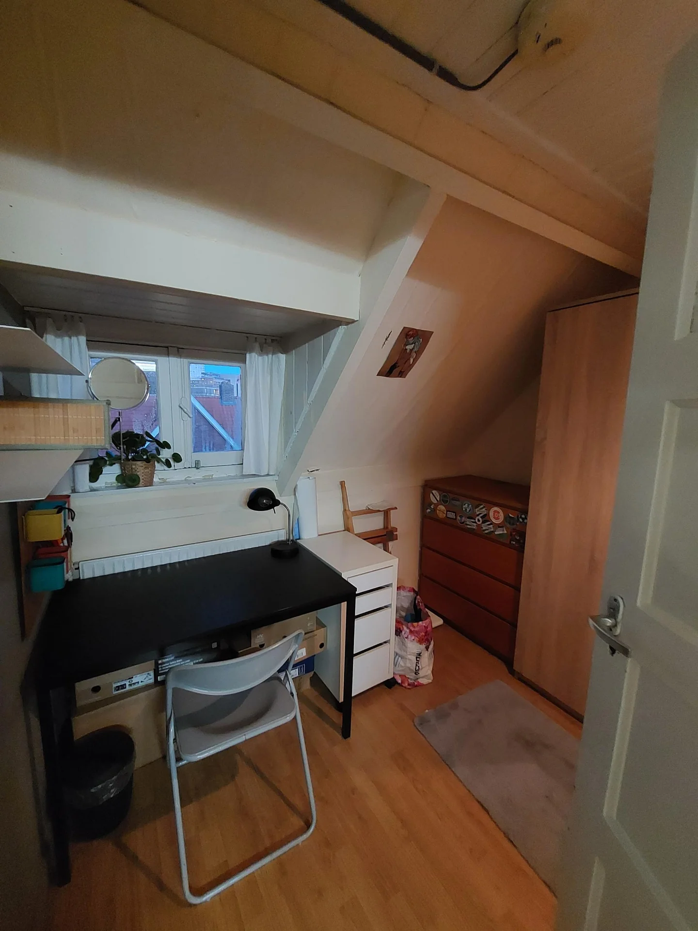 geblurde versie van de foto als achtergrond