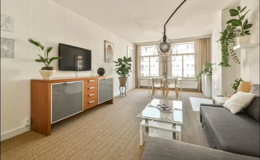 geblurde versie van de foto als achtergrond