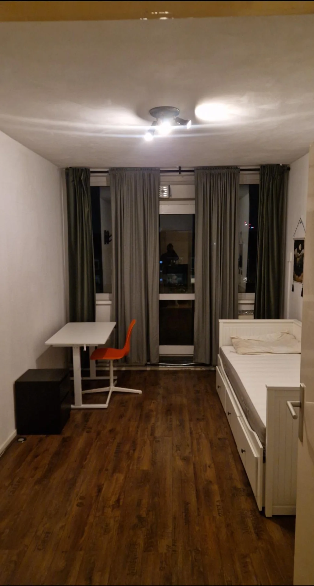 geblurde versie van de foto als achtergrond