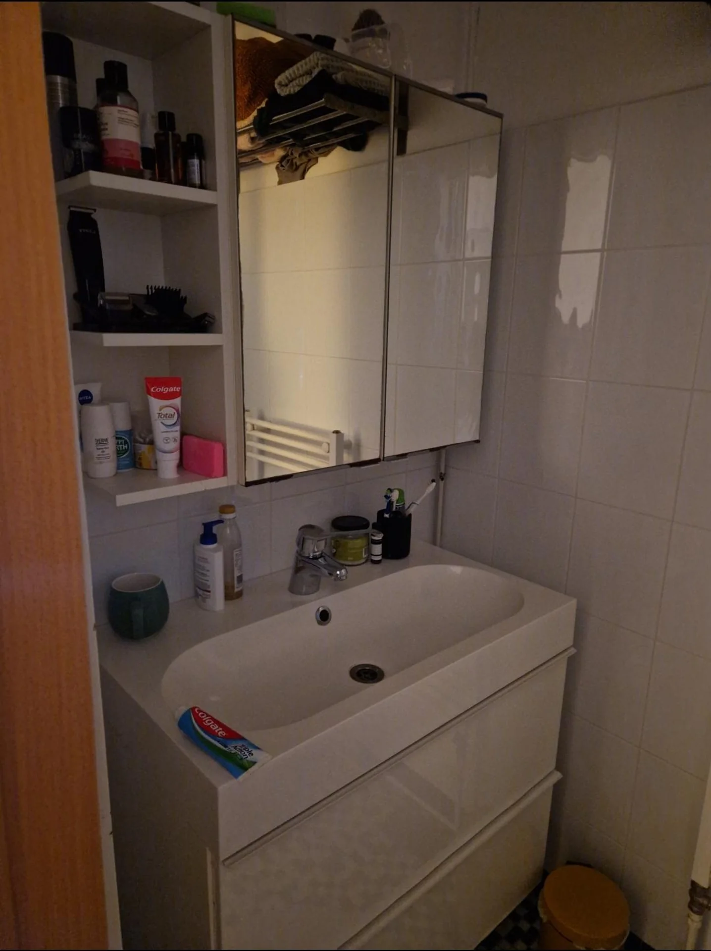 geblurde versie van de foto als achtergrond