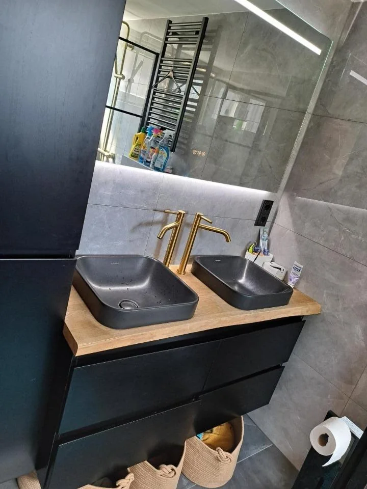 geblurde versie van de foto als achtergrond