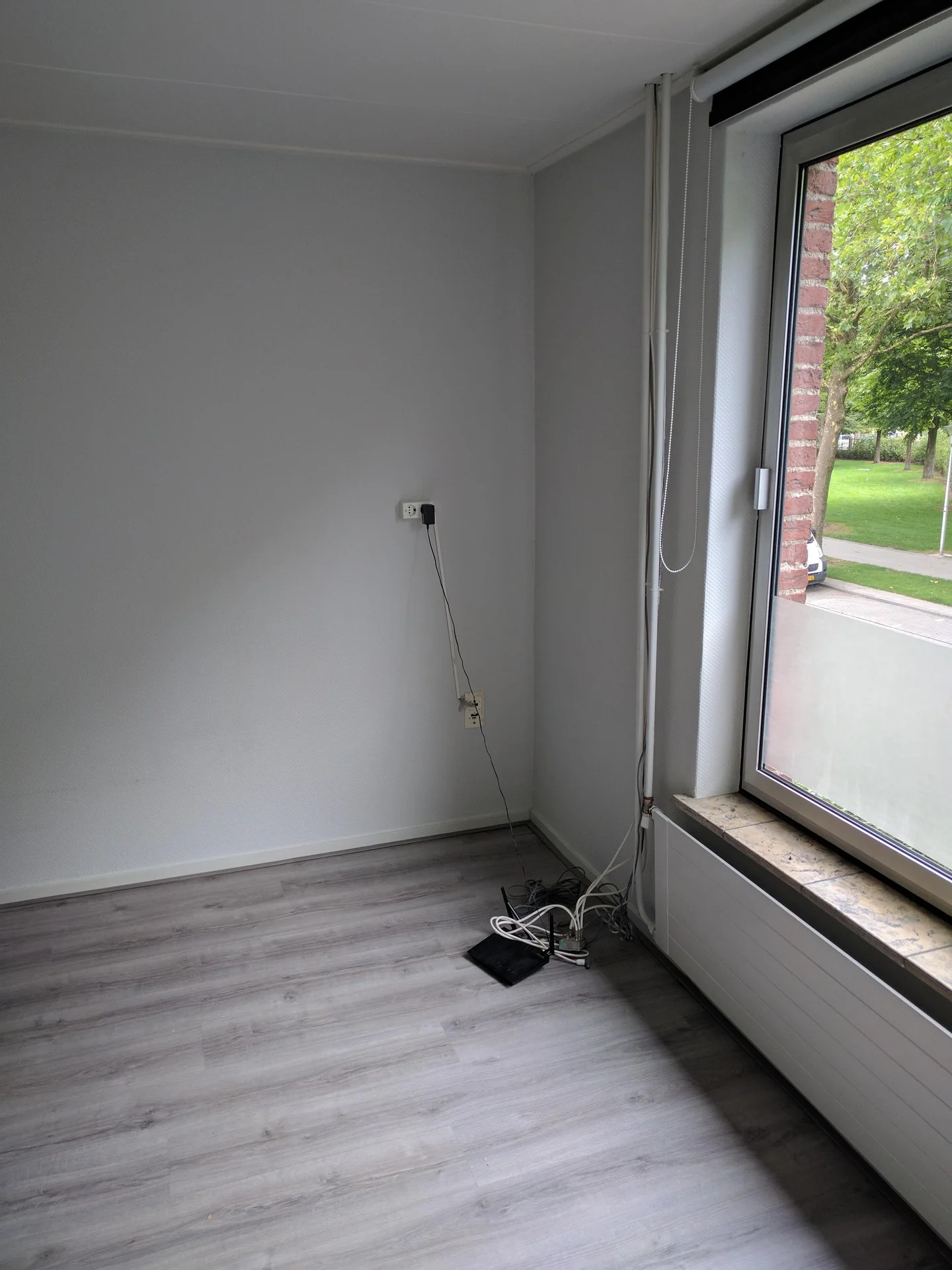 geblurde versie van de foto als achtergrond