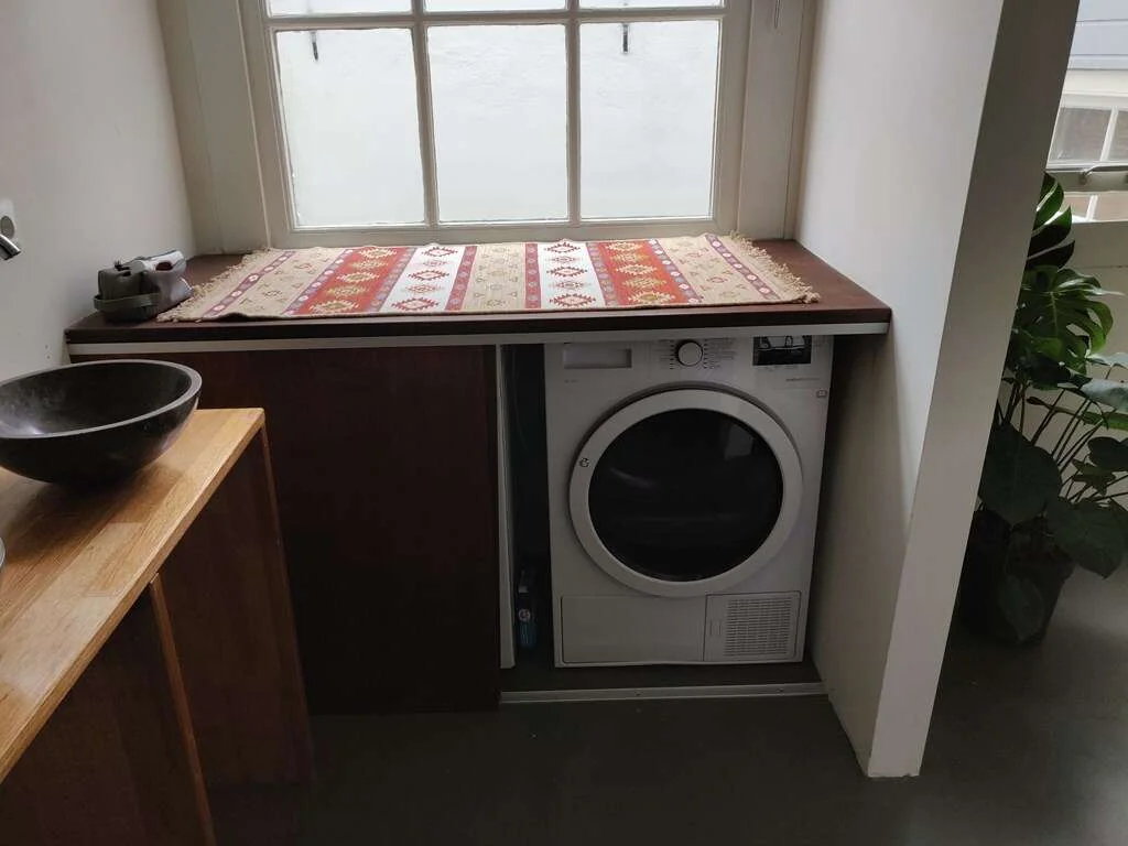 geblurde versie van de foto als achtergrond