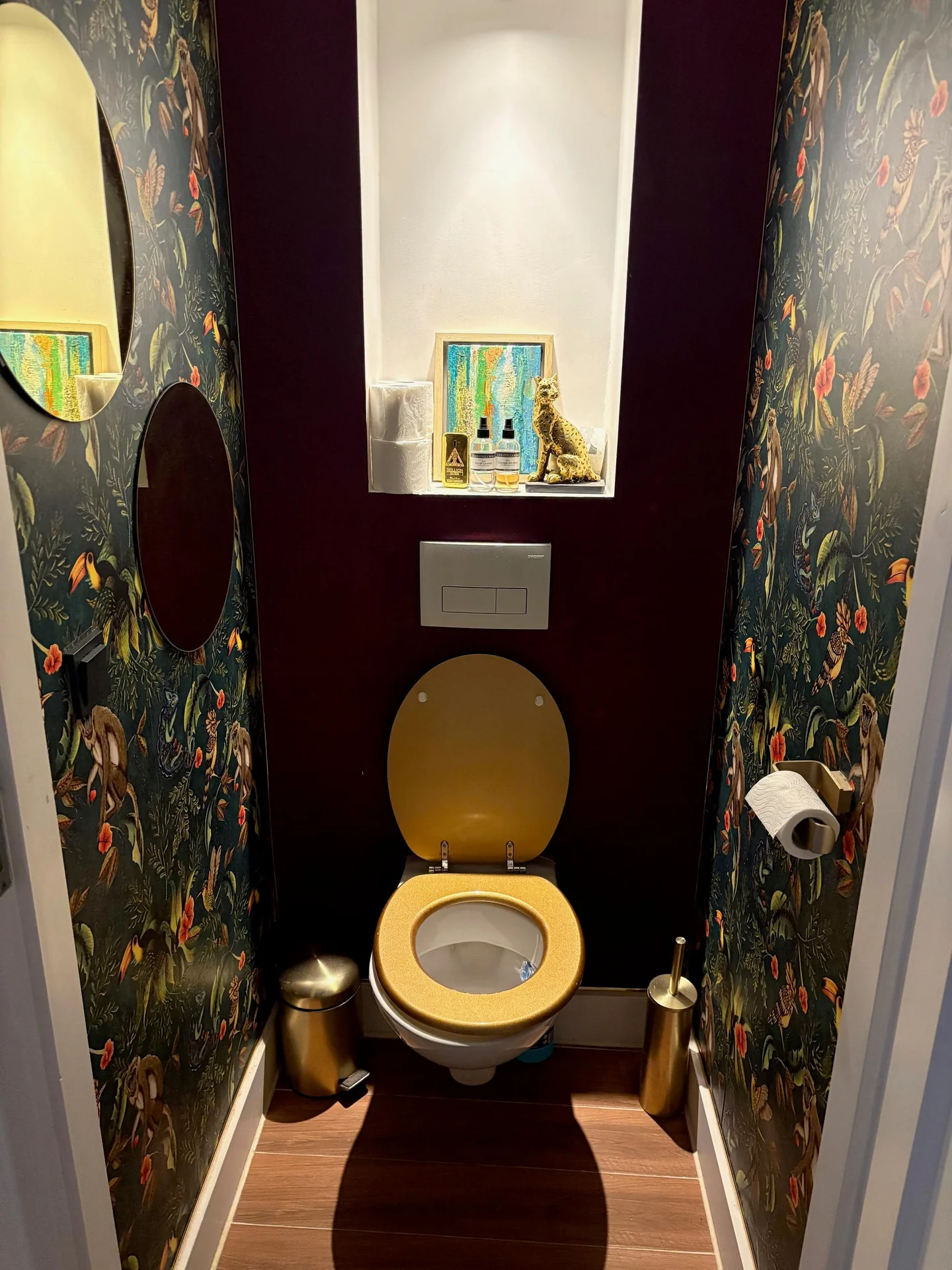 geblurde versie van de foto als achtergrond