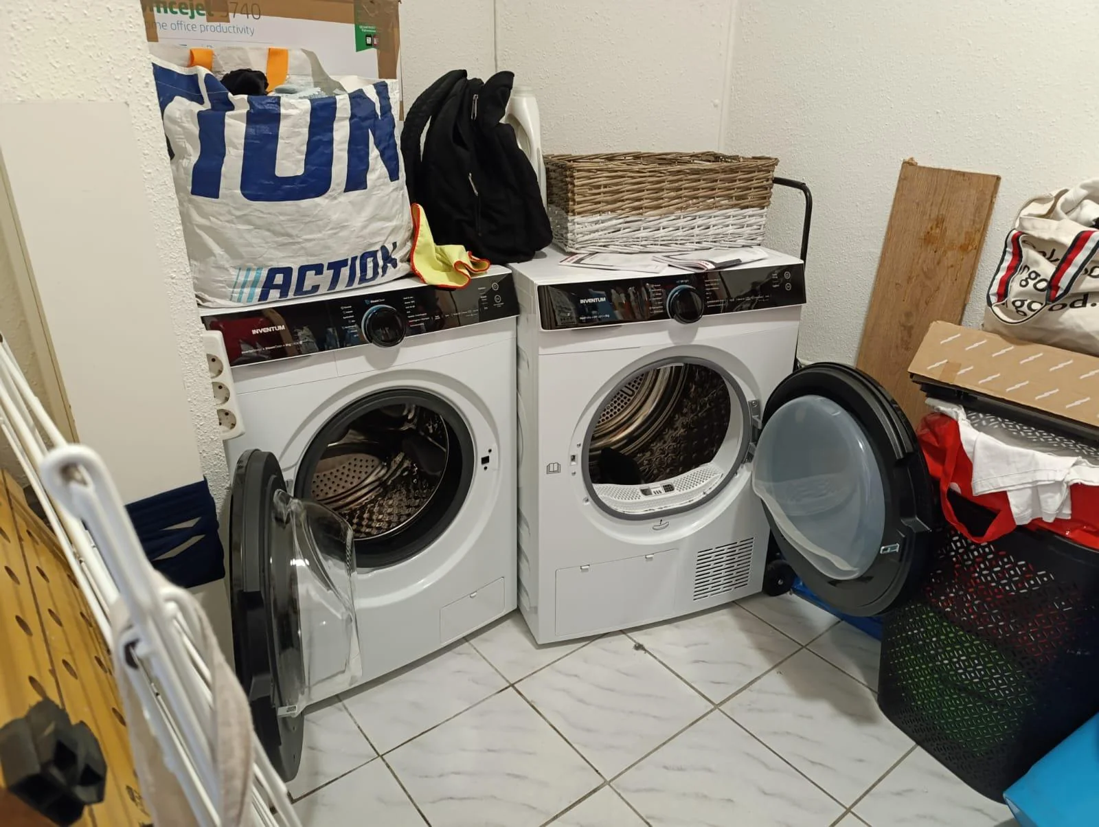 geblurde versie van de foto als achtergrond