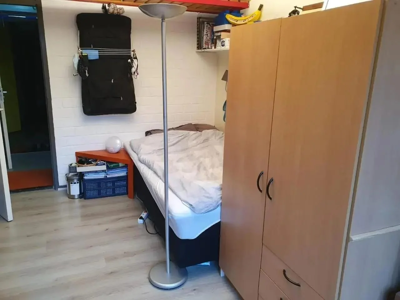 geblurde versie van de foto als achtergrond