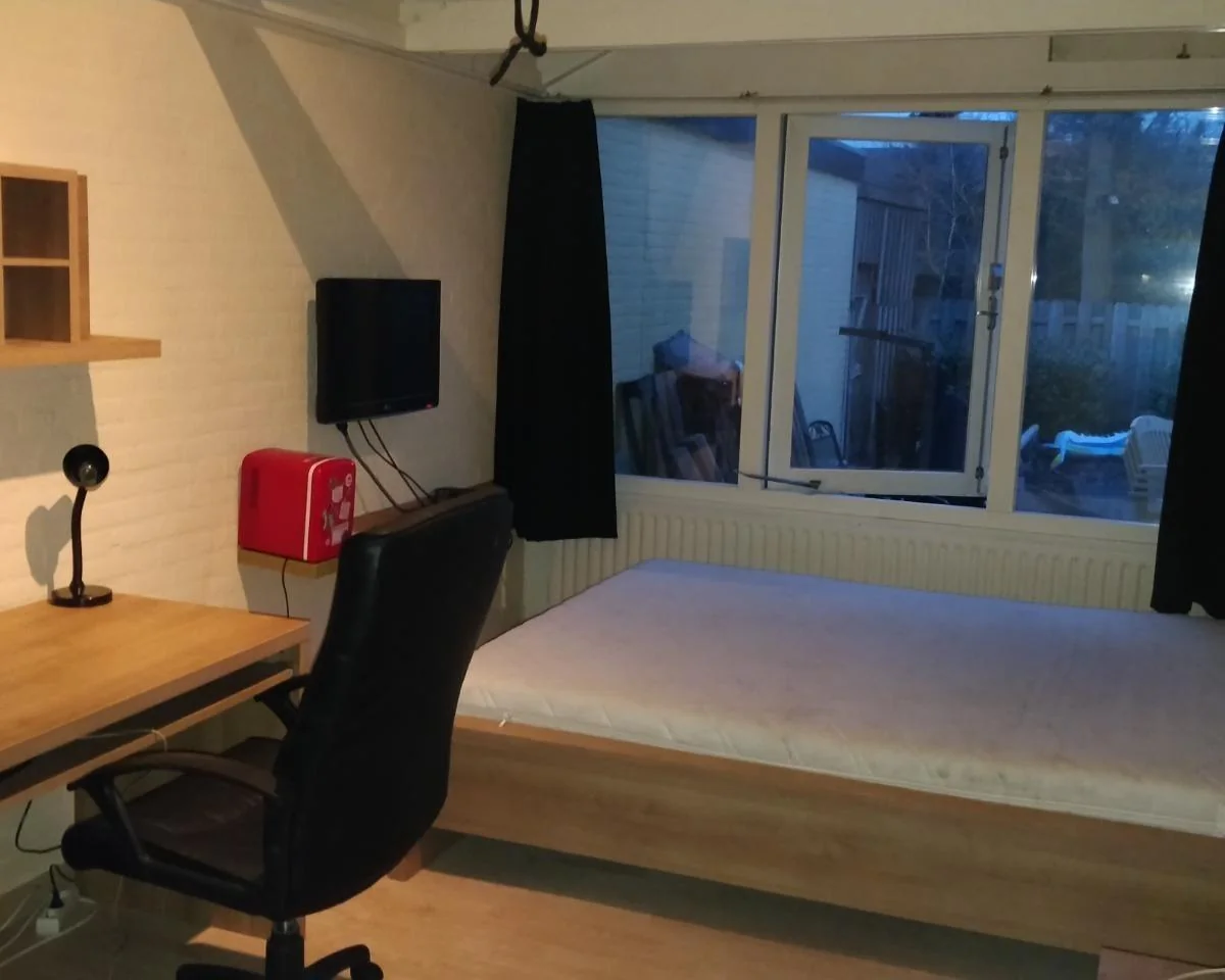 geblurde versie van de foto als achtergrond