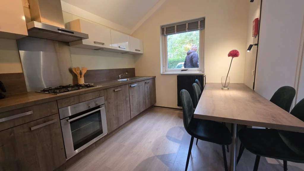 geblurde versie van de foto als achtergrond