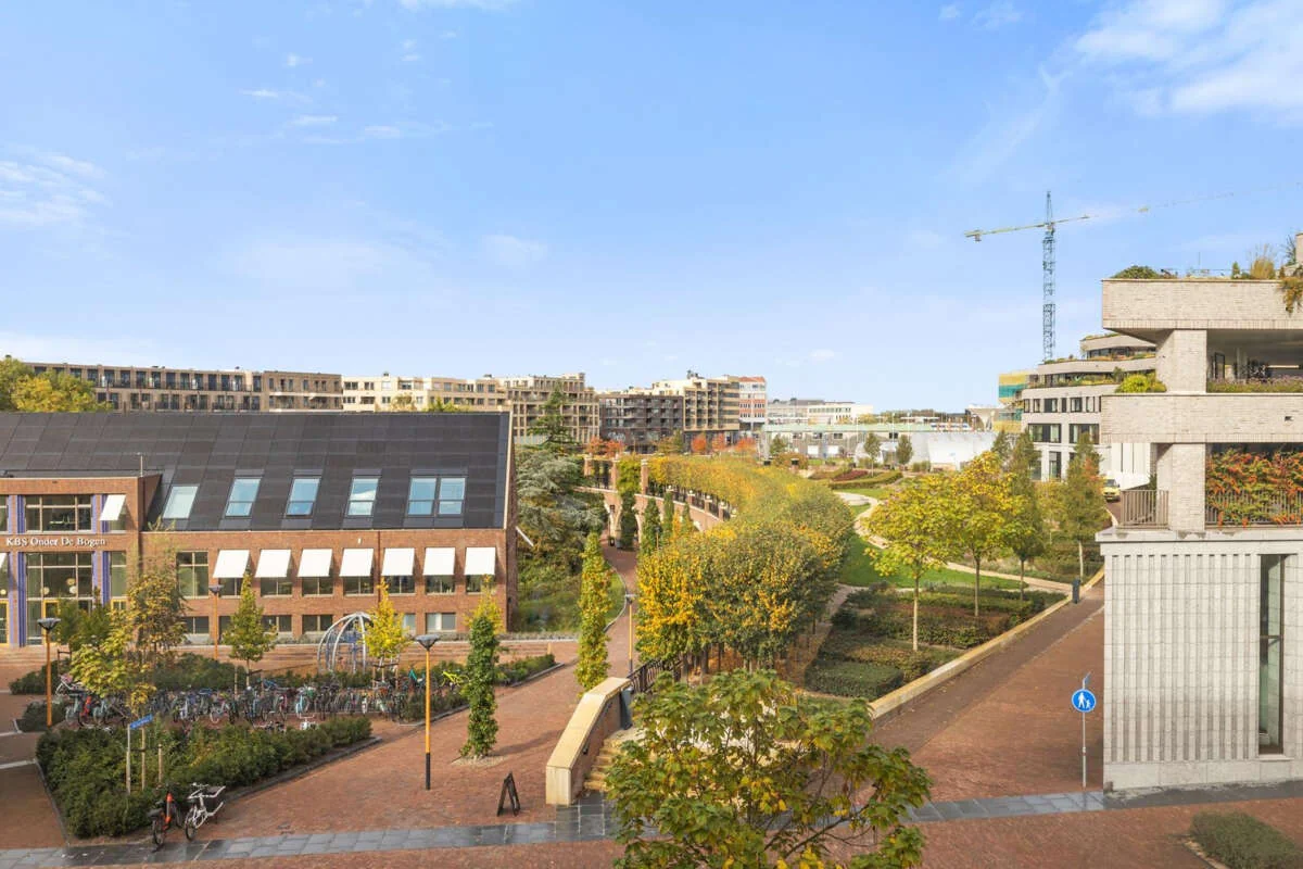 geblurde versie van de foto als achtergrond