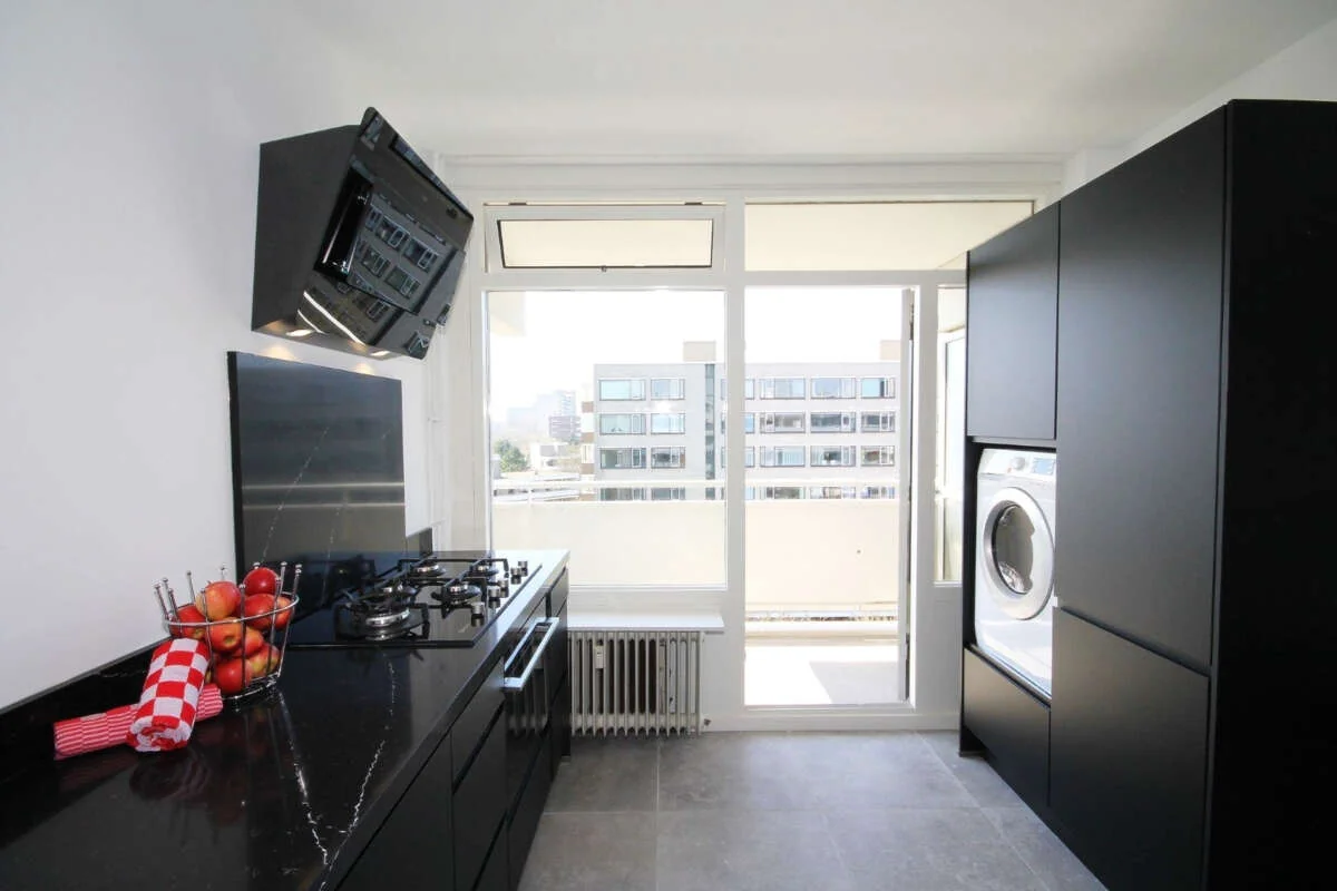 geblurde versie van de foto als achtergrond