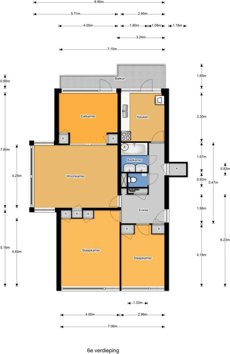 geblurde versie van de foto als achtergrond