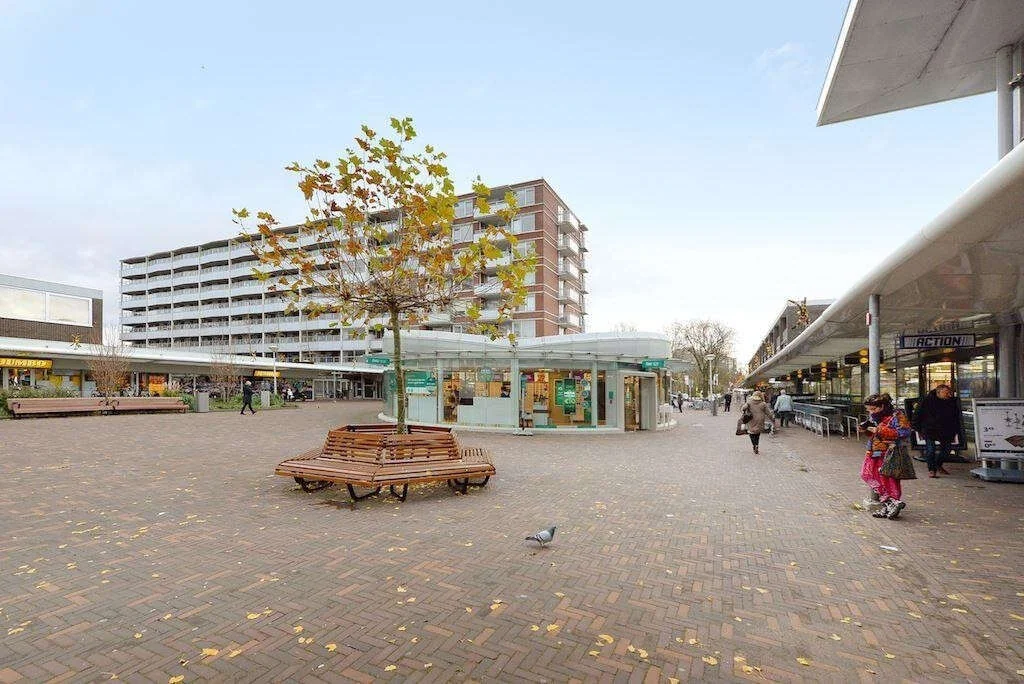 geblurde versie van de foto als achtergrond