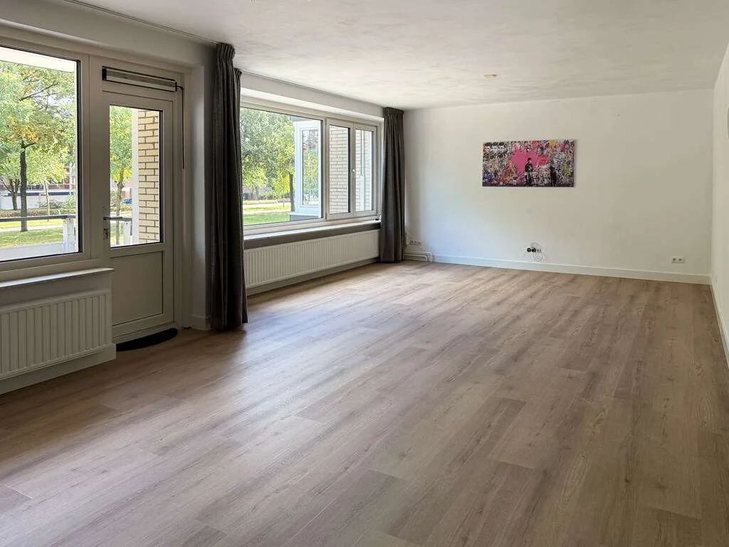 geblurde versie van de foto als achtergrond