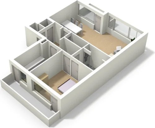 geblurde versie van de foto als achtergrond