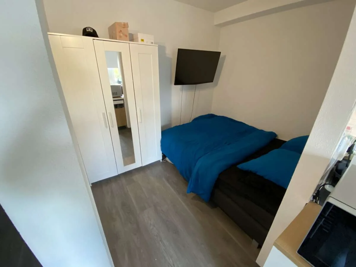 geblurde versie van de foto als achtergrond