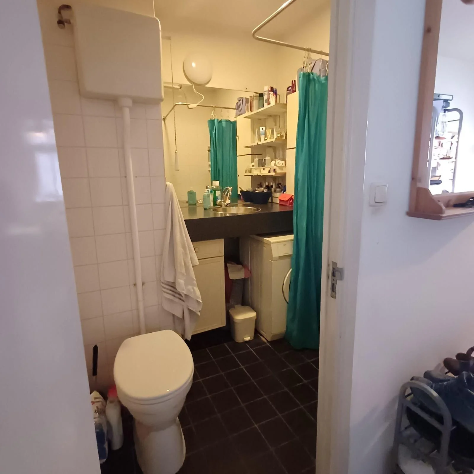 geblurde versie van de foto als achtergrond