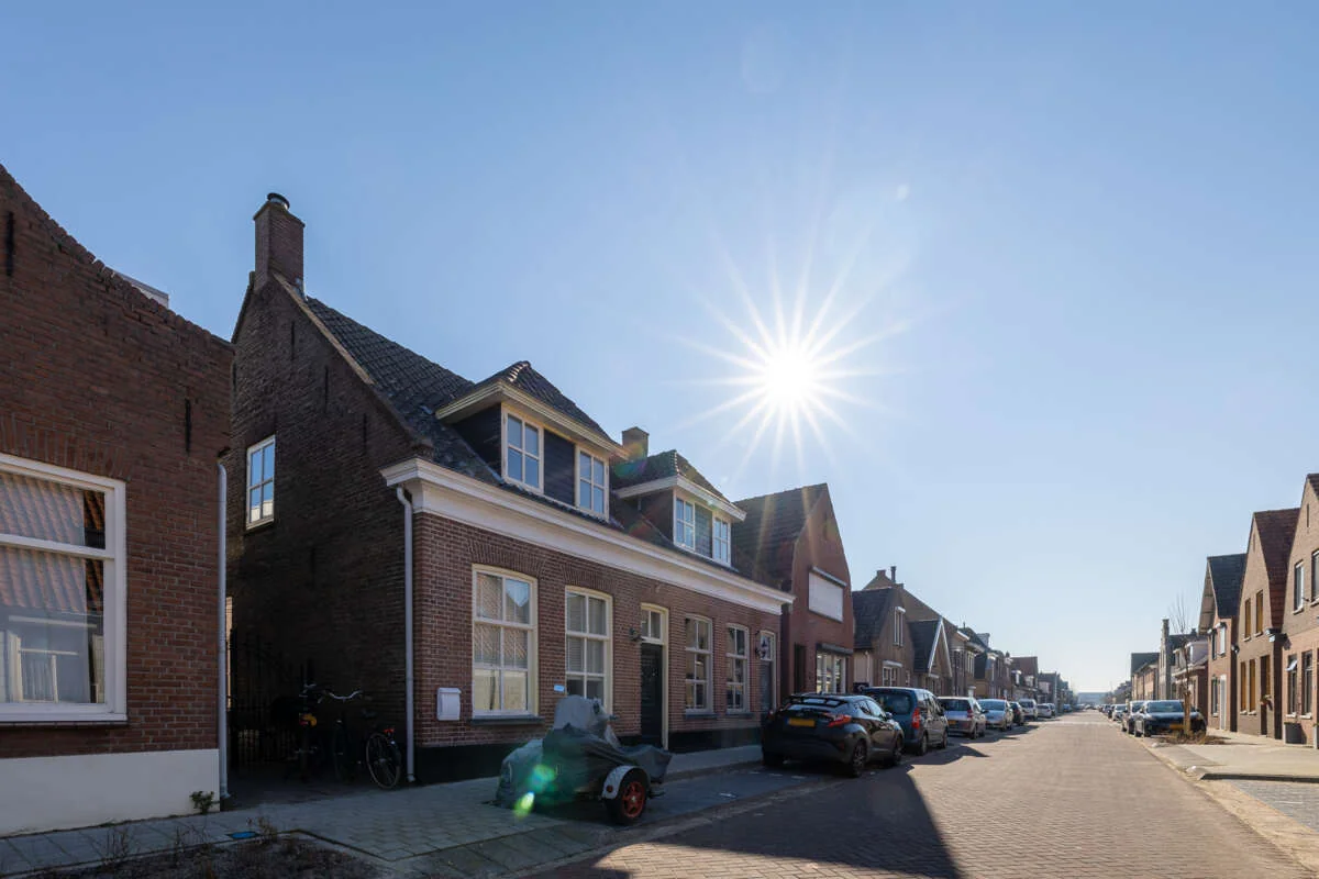 geblurde versie van de foto als achtergrond