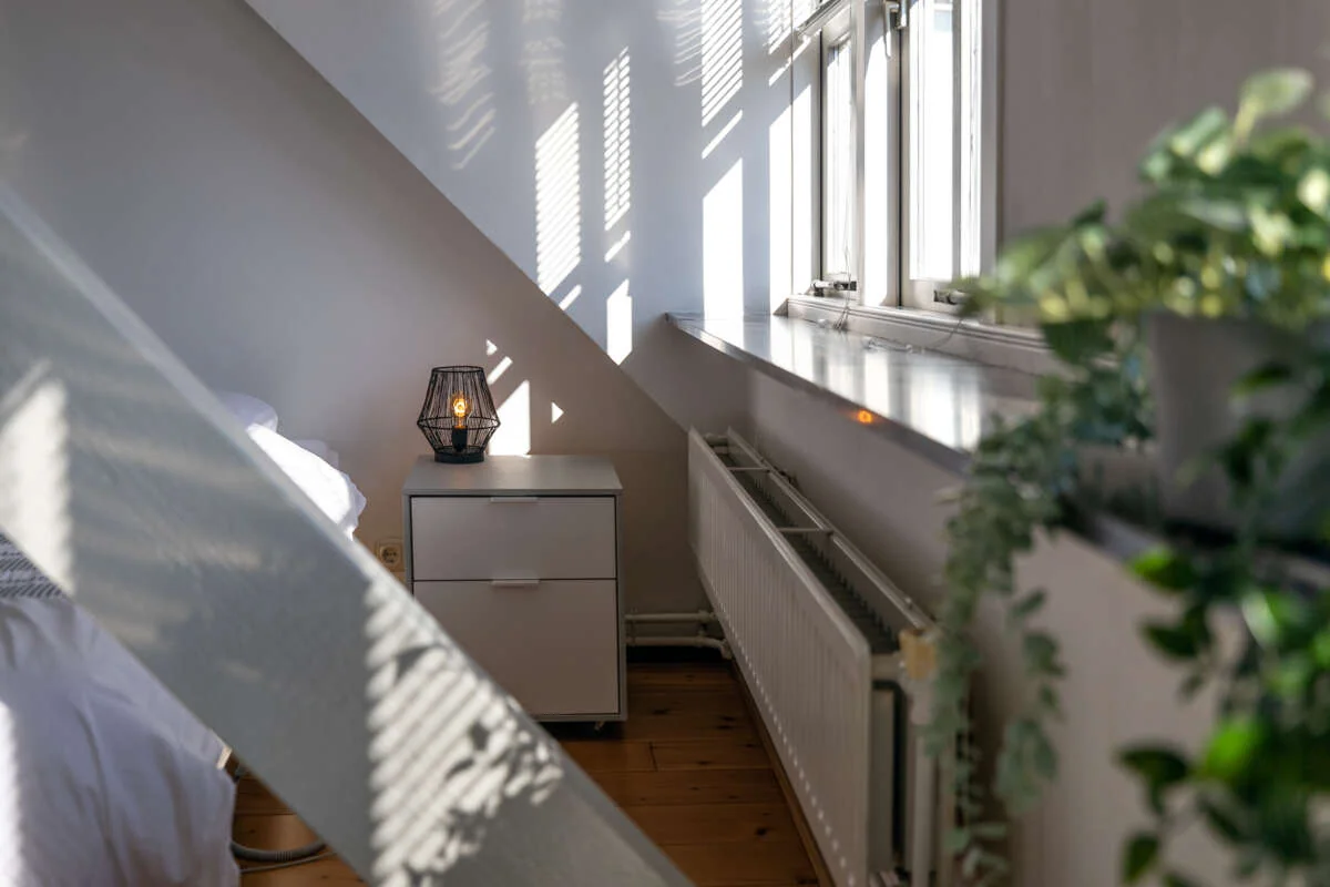 geblurde versie van de foto als achtergrond