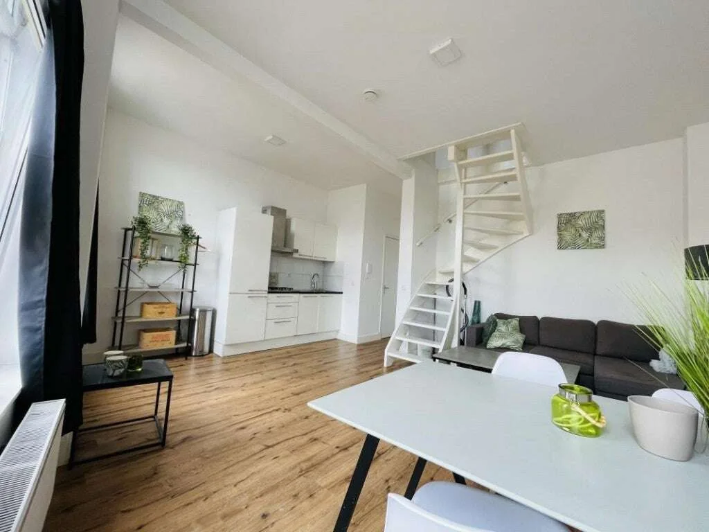 geblurde versie van de foto als achtergrond