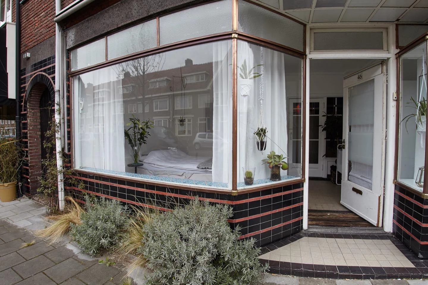 geblurde versie van de foto als achtergrond