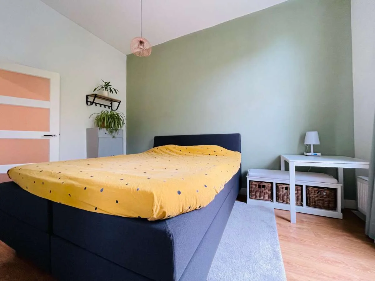 geblurde versie van de foto als achtergrond