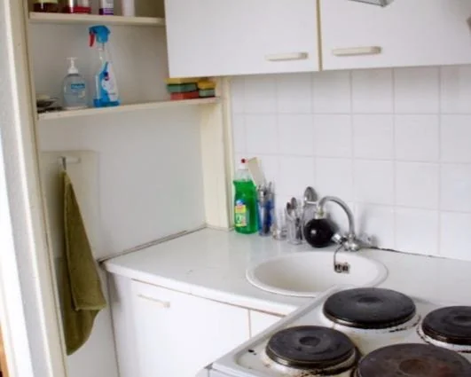 geblurde versie van de foto als achtergrond