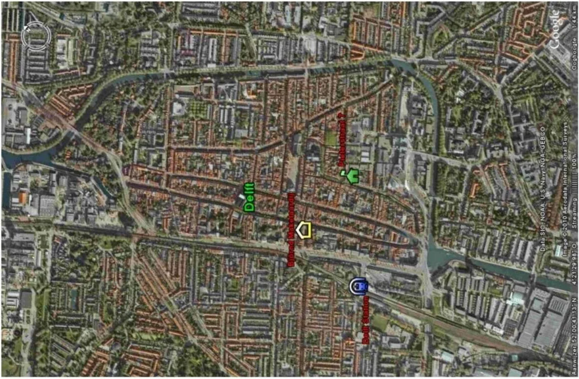 geblurde versie van de foto als achtergrond