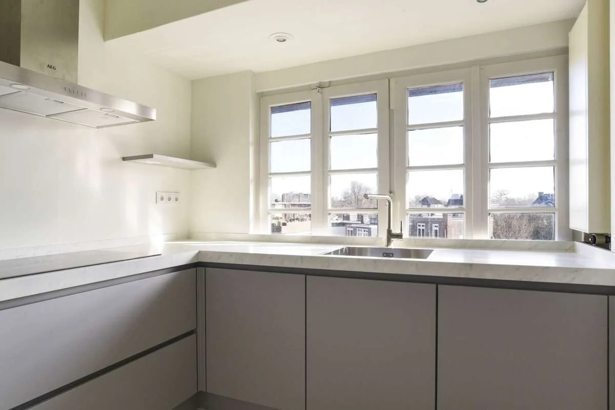 geblurde versie van de foto als achtergrond