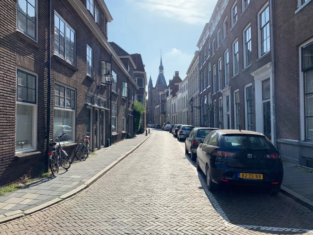 geblurde versie van de foto als achtergrond