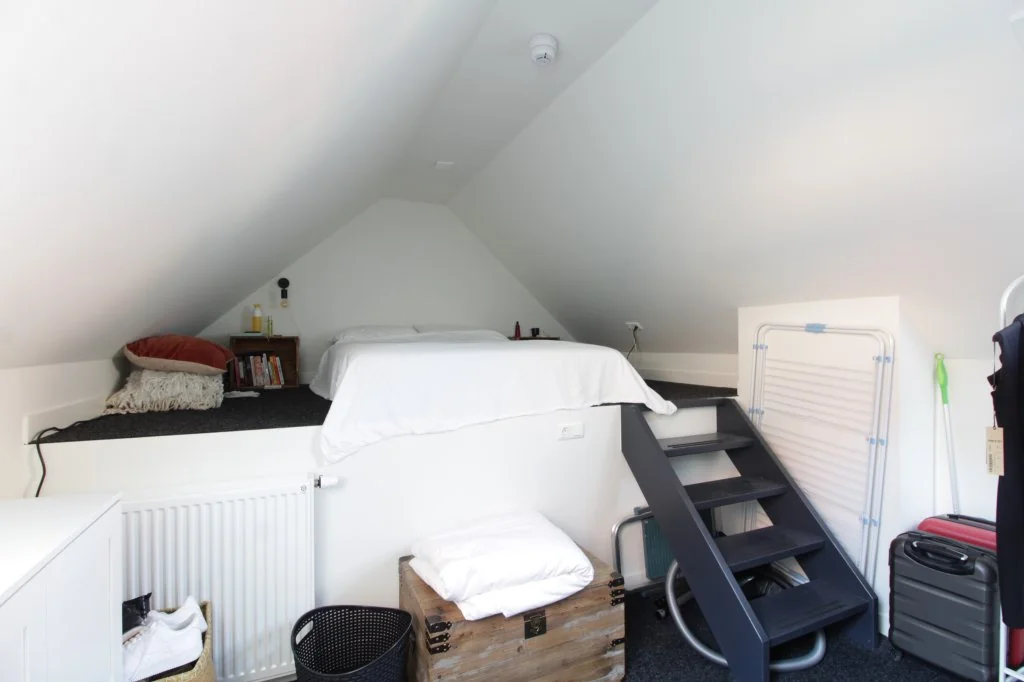 geblurde versie van de foto als achtergrond