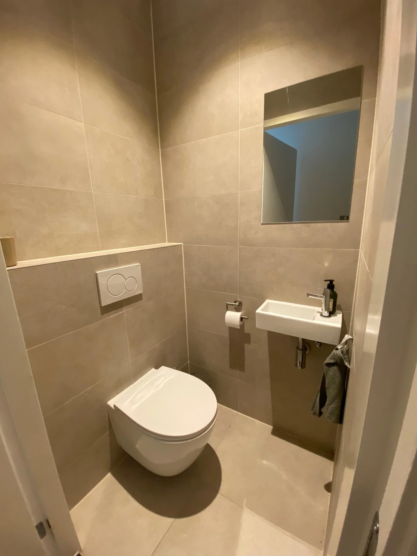 geblurde versie van de foto als achtergrond