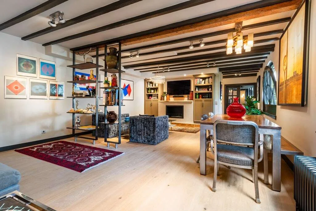 geblurde versie van de foto als achtergrond