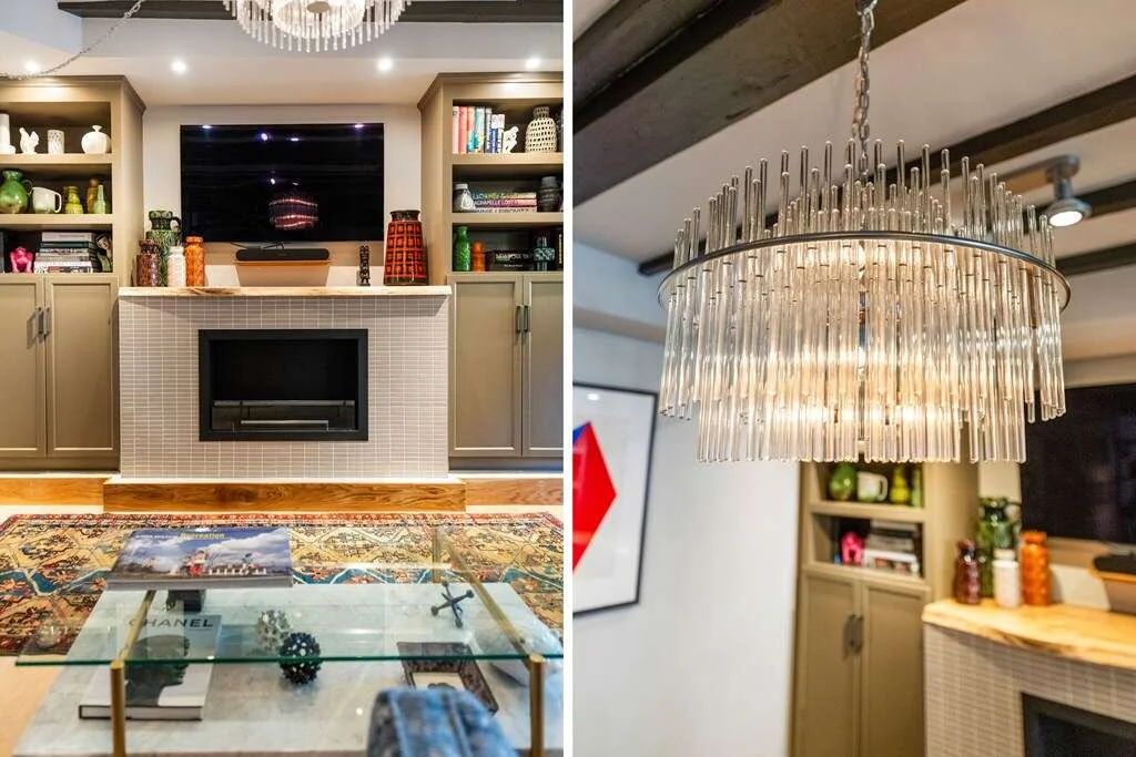 geblurde versie van de foto als achtergrond