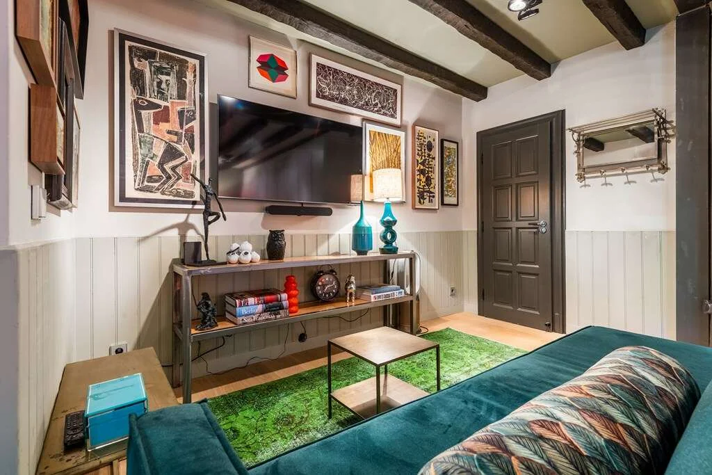 geblurde versie van de foto als achtergrond