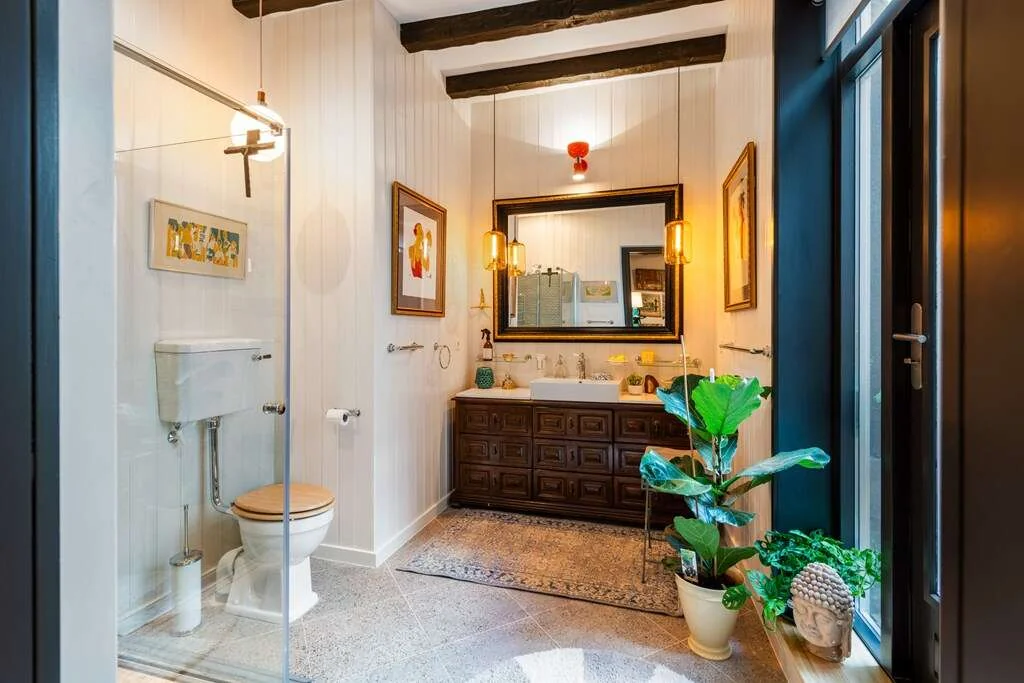 geblurde versie van de foto als achtergrond