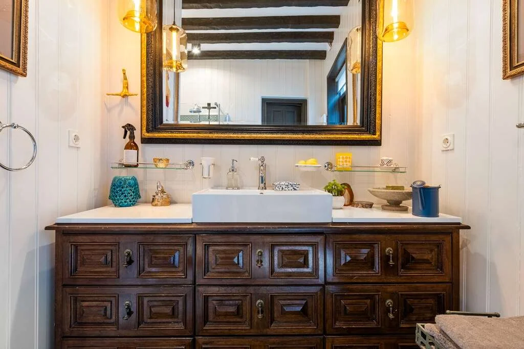 geblurde versie van de foto als achtergrond