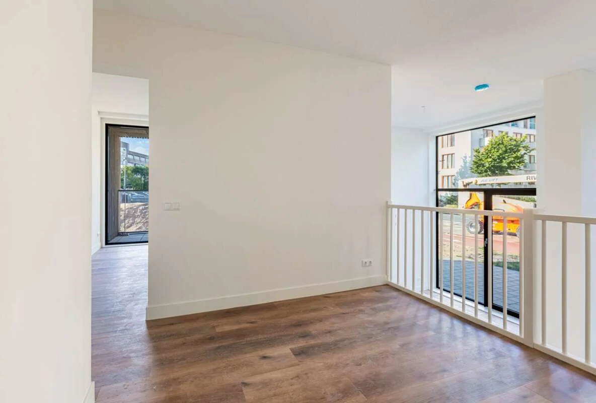 geblurde versie van de foto als achtergrond